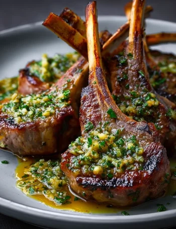 Juicy Garlic Butter Lamb Chops Recipe Best Garlic Butter Lamb Chops Flavorful Dinner Lamb Chops Recipe How To Make Juicy G...