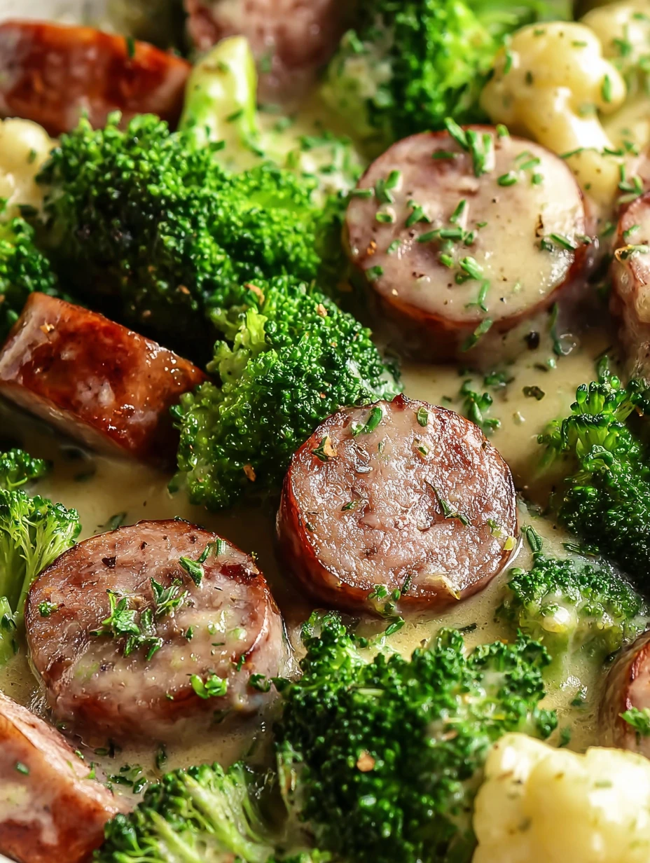 Quick & Tasty: Keto Broccoli, Cauliflower & Sausage