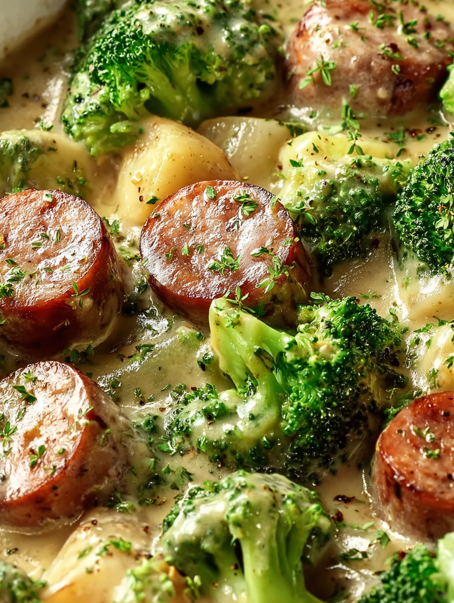 Keto Broccoli Cauliflower Sausage Recipe Low Carb Broccoli Cauliflower Sausage Bake Easy Keto Sausage With Broccoli And Ca...