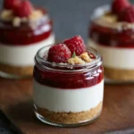 Low-calorie No-bake Cheesecake Jar Keto No-bake Cheesecake Jar Recipes Vegan No-bake Cheesecake Jar Ideas Gluten-free Chee...