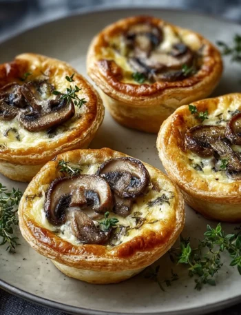 Mini Mushroom Gruyère Pot Pies Recipe Cozy Mushroom Gruyère Pot Pie Servings Homemade Mini Mushroom Pot Pies Best Cheese...