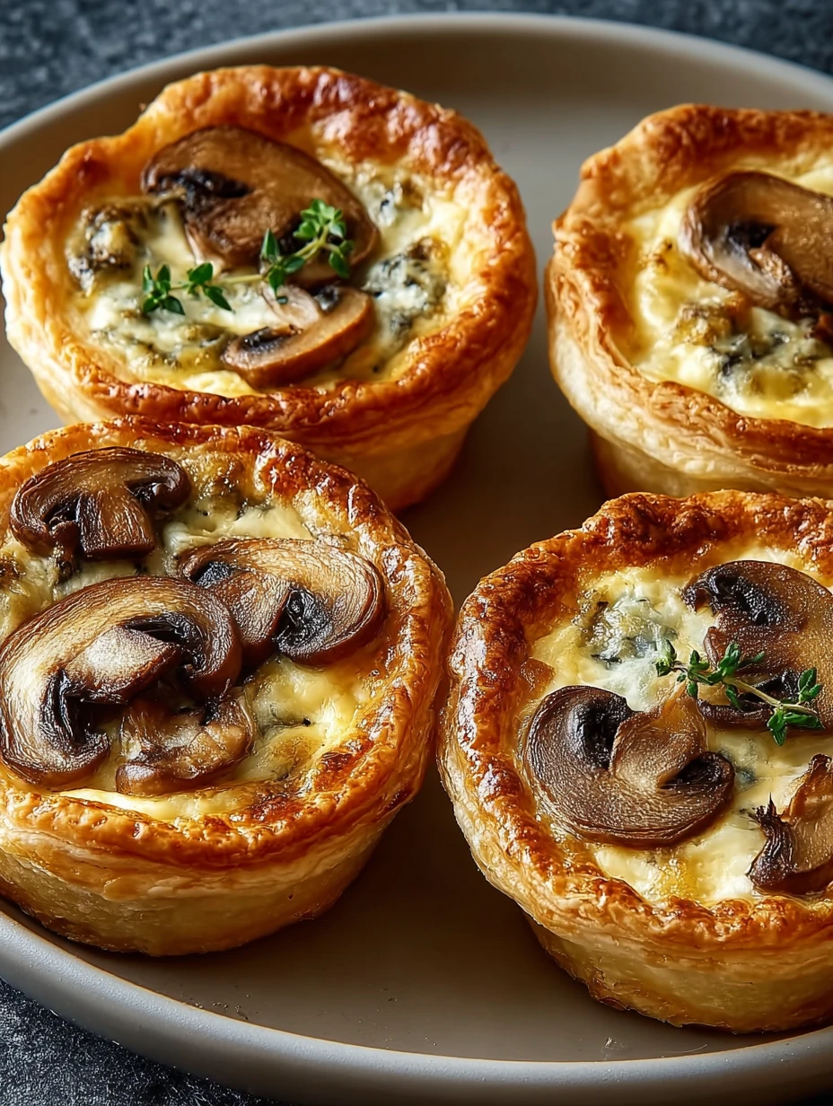 Mini Mushroom Gruyère Pot Pies Recipe Cozy Mushroom Gruyère Pot Pie Servings Homemade Mini Mushroom Pot Pies Best Cheese...