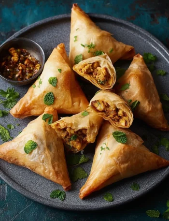 Moroccan Chicken Briouats Recipe Authentic Spiced Chicken Briouats Best Moroccan Briouats Cooking Tips Easy Moroccan Chick...