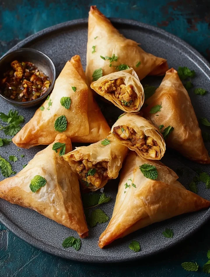 Moroccan Chicken Briouats Recipe Authentic Spiced Chicken Briouats Best Moroccan Briouats Cooking Tips Easy Moroccan Chick...