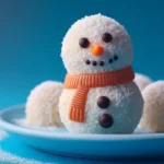No-bake Snowman Truffles Recipe Easy No-bake Snowman Truffles How To Make Candy Scarves For Truffles DIY No-bake Snowman T...