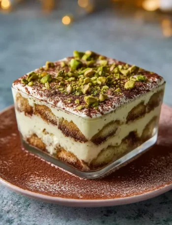 Nutty Pistachio Delight Tiramisu Recipe Best Pistachio Tiramisu Dessert Homemade Nutty Pistachio Tiramisu Gourmet Pistachi...