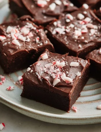 One Bowl Peppermint Brownies Recipe Easy Peppermint Brownies One Bowl Best One Bowl Peppermint Brownies Homemade Peppermin...