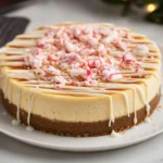 Peppermint Candy Cane Cheesecake Recipe Best Peppermint Cheesecake For Christmas Gluten-free Peppermint Candy Cane Cheesec...