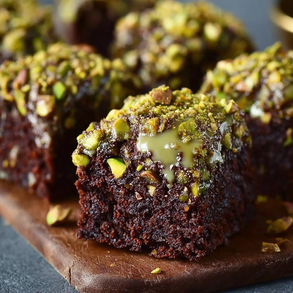 Pistachio Ferrero Rocher Brownies Recipe Homemade Pistachio Ferrero Rocher Brownies Best Pistachio Ferrero Rocher Brownies...