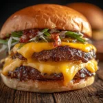 Quick Cheesy Smash Burger Recipe 15-minute Double Cheeseburger Ideas Easy Double Cheesy Burger Tutorial Fast Double Cheese...