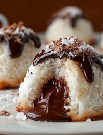 Quick Coconut Domes Recipe 10-minute Chocolate Coconut Treats Easy Coconut Domes With Chocolate Fast Coconut Chocolate Des...