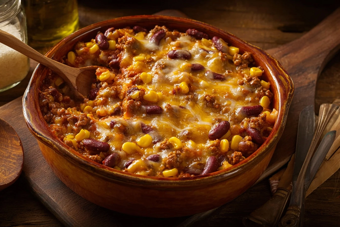 Quick Cowboy Casserole Recipes Easy 30 Minute Cowboy Casserole Fast Beef And Bean Casserole Simple Cowboy Casserole Dinner...