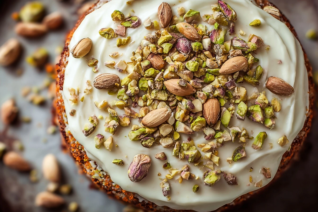 Quick & Easy Pistachio Carrot Cake Recipe in 30 Mins