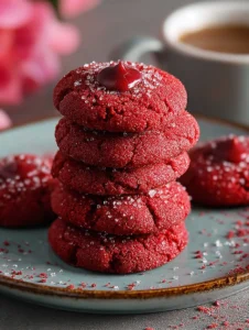 Quick & Easy Red Velvet Blossoms Cookies in 20 Minutes