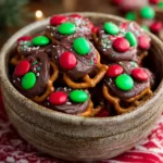 Rolo Pretzel M&M Bites Recipe Easy Rolo Pretzel M&M Treats Make Rolo Pretzel M&M Candies At Home Homemade Rolo M&M Pretzel...