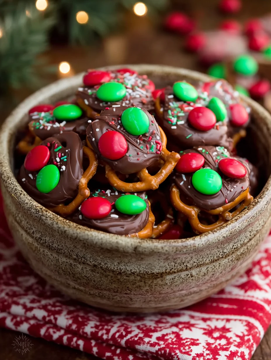 Quick & Tasty: Rolo Pretzels with M&M Candies in 10 Mins