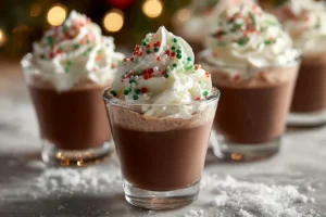 Sparkling Candy Cane Shooter – Delightfully Sweet Holiday Treat!