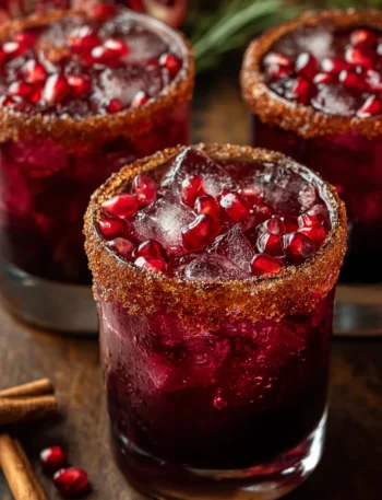 Spiced Christmas Margarita Mocktail Recipe Holiday Margarita Mocktail Ideas Festive Non-alcoholic Margarita Recipe Cozy Ch...