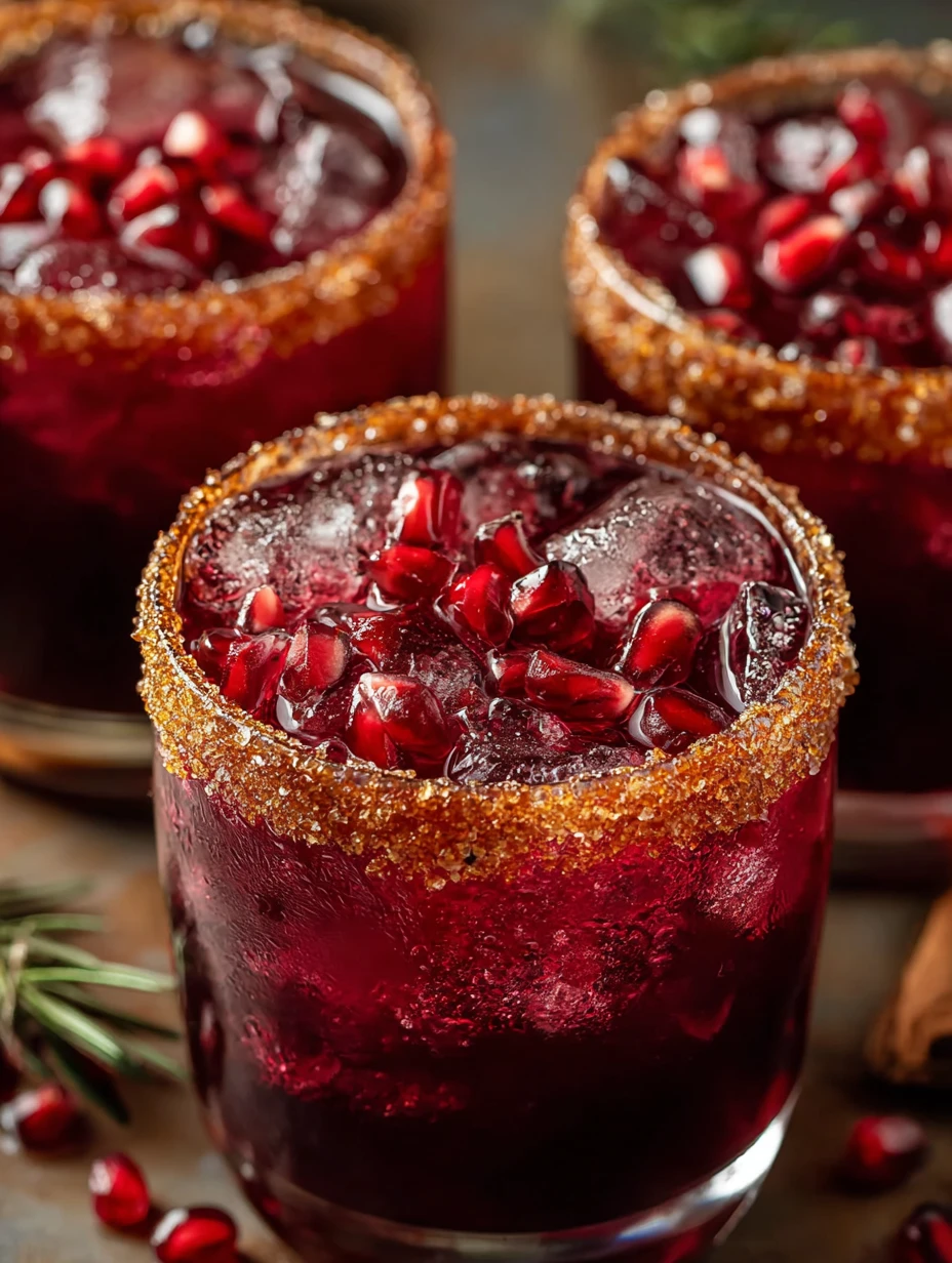 Spiced Christmas Margarita Mocktail Recipe Holiday Margarita Mocktail Ideas Festive Non-alcoholic Margarita Recipe Cozy Ch...