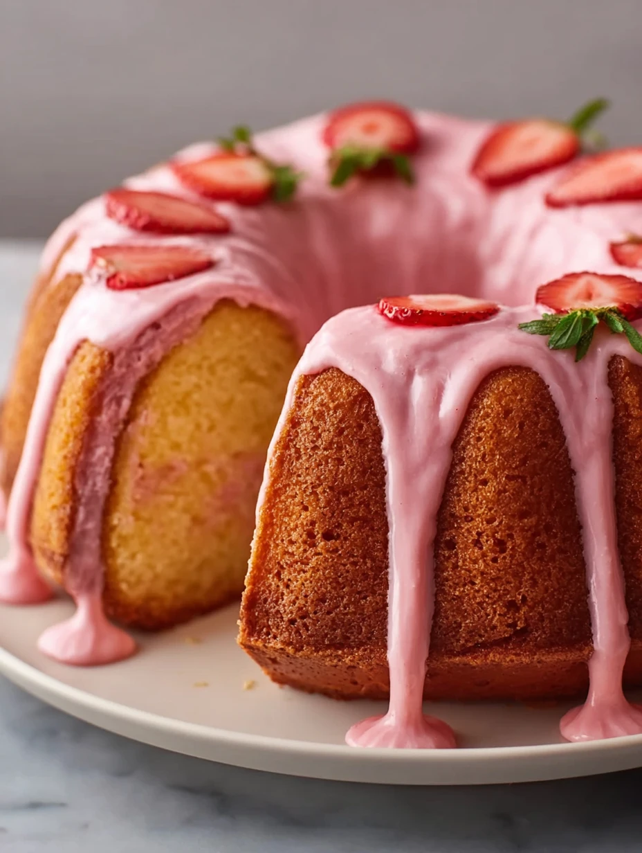 Quick & Tasty: Strawberry Milkshake Pound Cake in 30 Minutes