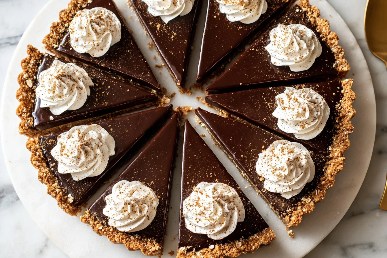 Vegan Gingerbread Chocolate Tart Recipe Easy Vegan Gingerbread Tart Gluten Free Vegan Chocolate Tart Homemade Vegan Ginger...