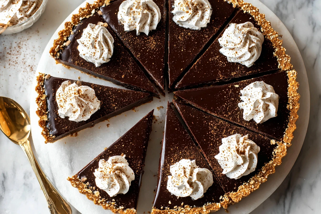 Vegan Gingerbread Chocolate Tart Recipe Easy Vegan Gingerbread Tart Gluten Free Vegan Chocolate Tart Homemade Vegan Ginger...