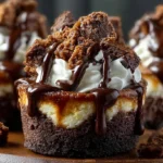Best Loaded Brownie Cheesecake Cup Recipe Easy Loaded Brownie Cheesecake Cups How To Make Loaded Brownie Cheesecake Cup Gl...