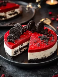 Make Christmas Special: Easy Red Velvet Cheesecake