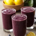 Creamy Lemon Blueberry Avocado Smoothie Recipe Best Avocado Blueberry Smoothie Low Calorie Blueberry Avocado Smoothie High...