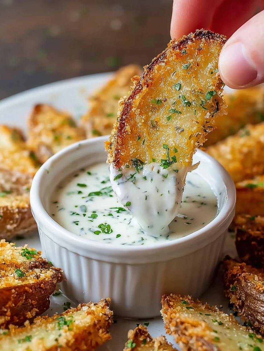 Crispy Baked Parmesan Garlic Potato Wedges Recipe Oven-baked Garlic Parmesan Potato Wedges Easy Crispy Parmesan Potato Wed...