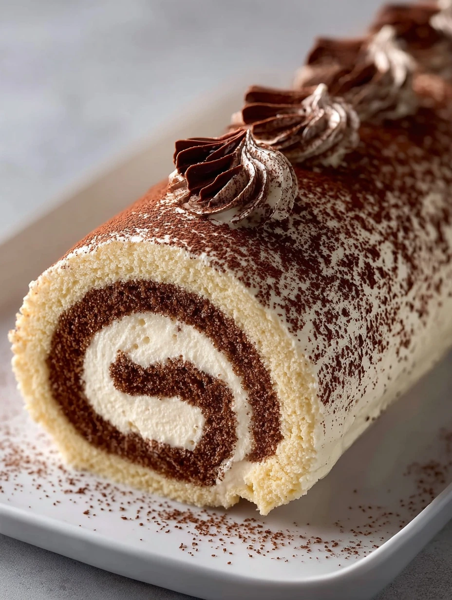 Decadent Tiramisu Yule Log Recipe How To Make A Tiramisu Yule Log Best Tiramisu Yule Log For Christmas Tiramisu Yule Log H...