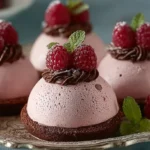 Easy Chocolate Raspberry Mousse Dome Recipe How To Make Chocolate Raspberry Mousse Domes Best Chocolate For Raspberry Mous...