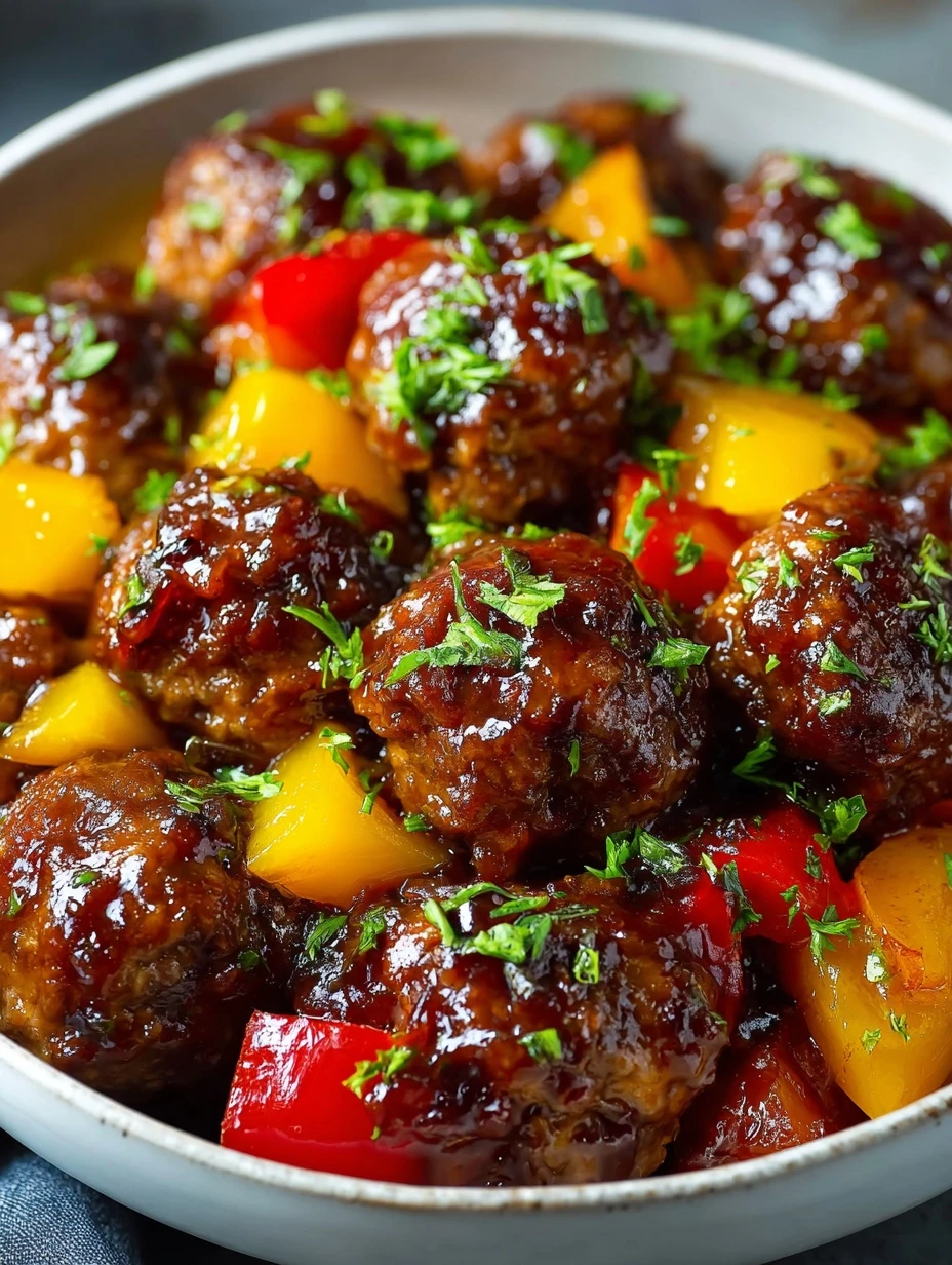Easy Sweet & Sour Beef Meatballs: Sticky, Saucy Perfection!