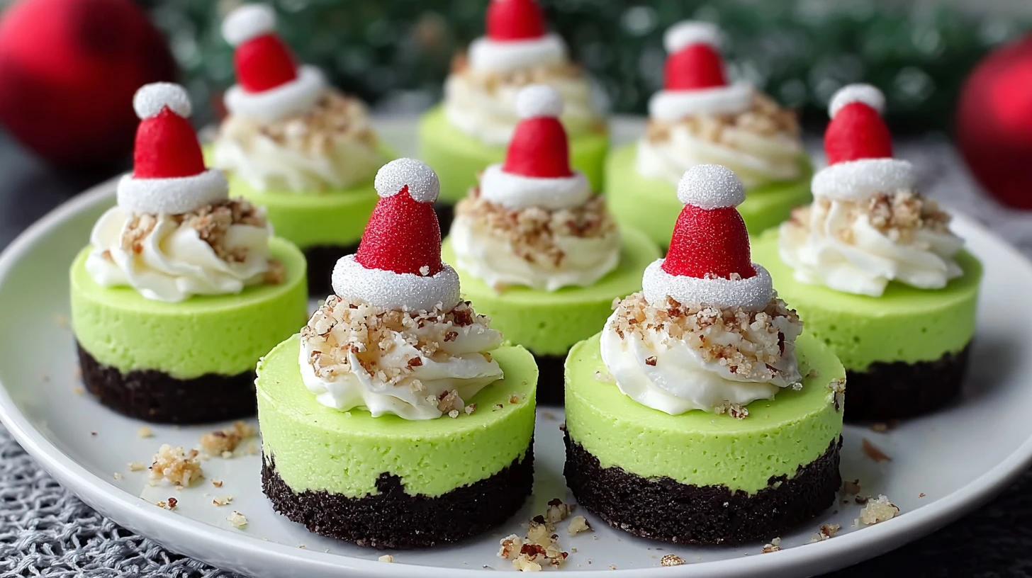 Delightful Grinch Mini Cheesecakes: A Must-Try Recipe!