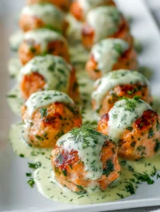 Juicy Baked Salmon Meatballs: Easy & Healthy Weeknight Dinner