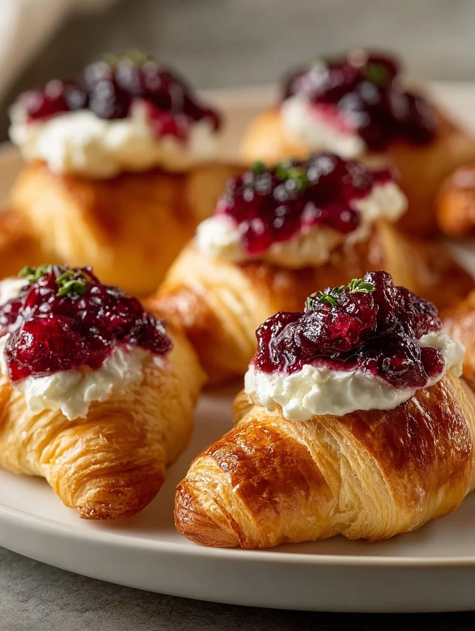 Heavenly Cranberry Cream Cheese Bites Recipe Best Cranberry Crescent Roll Desserts Cream Cheese And Cranberry Crescent Rol...