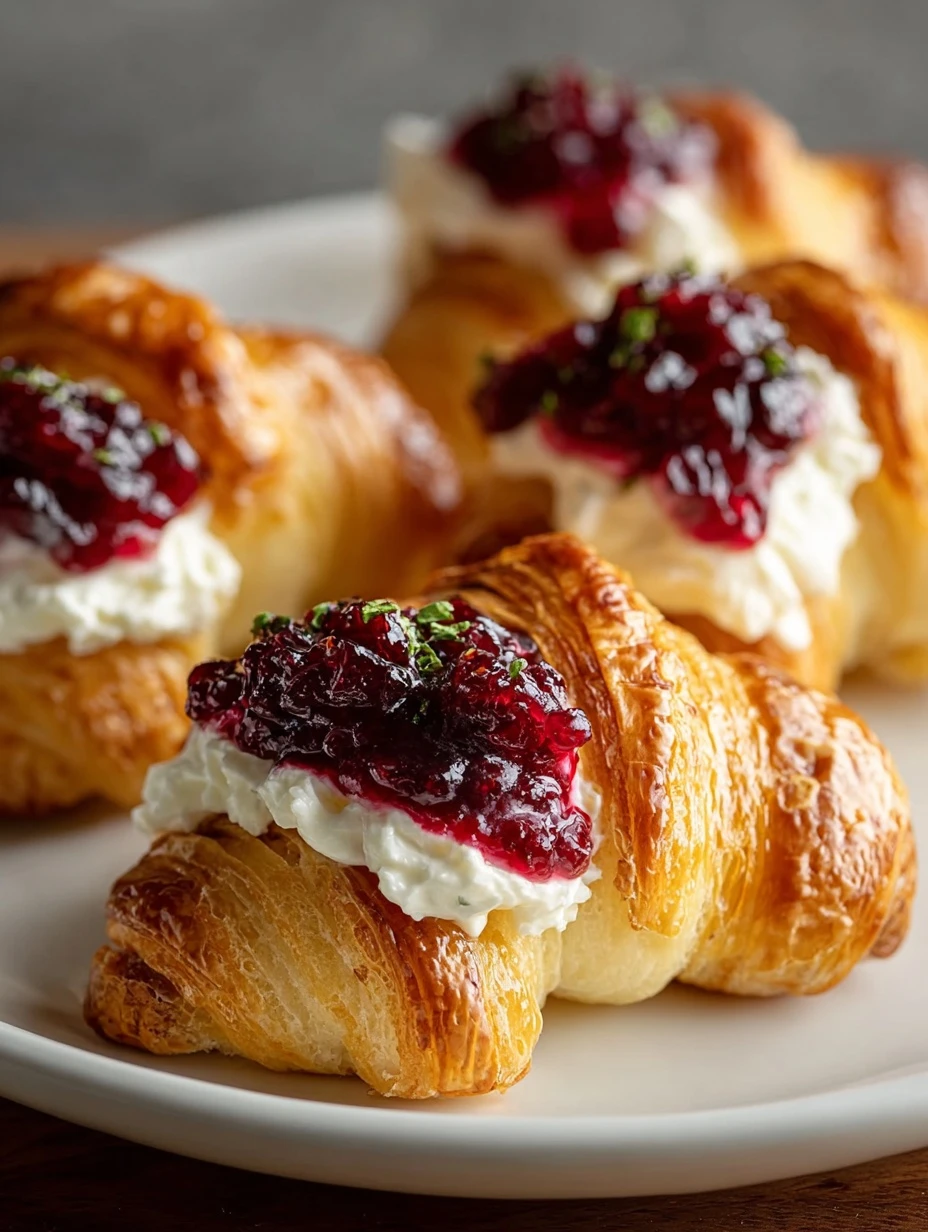 Heavenly Cranberry Cream Cheese Bites Recipe Best Cranberry Crescent Roll Desserts Cream Cheese And Cranberry Crescent Rol...