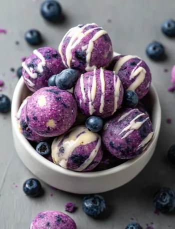 High Protein Blueberry Cheesecake Bites Guilt-free Cheesecake Protein Snacks Low Calorie Blueberry Cheesecake Bites Best P...