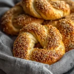 Homemade Sesame Bread Ring Recipe Easy Sesame Bagel Recipe Best Sesame Bread Ring Tutorial DIY Sesame Bread Ring Baking Ho...