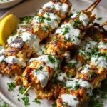 Juicy Chicken Kofta Recipe Creamy Garlic Yogurt Sauce How To Make Chicken Kofta Best Yogurt Sauce For Kofta Chicken Kofta ...