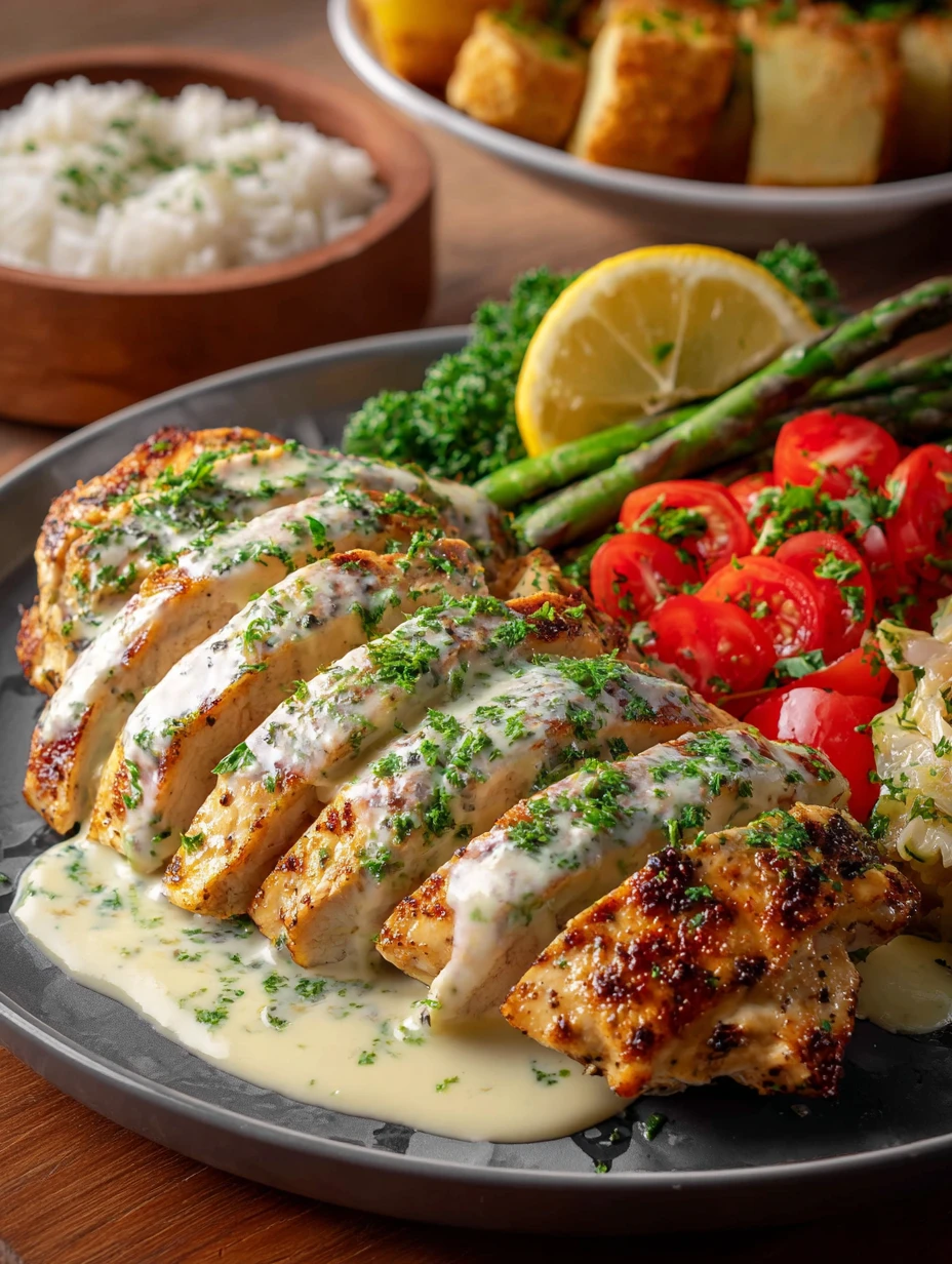 Lemon Herb Chicken Recipe Easy Garlic Cream Sauce For Chicken Best Sides For Lemon Chicken How To Make Lemon Herb Chicken ...