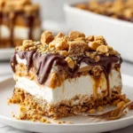 Peanut Butter Crunch Lasagna Recipe Easy Peanut Butter Lasagna Dessert Homemade Peanut Butter Crunch Lasagna Best Peanut B...
