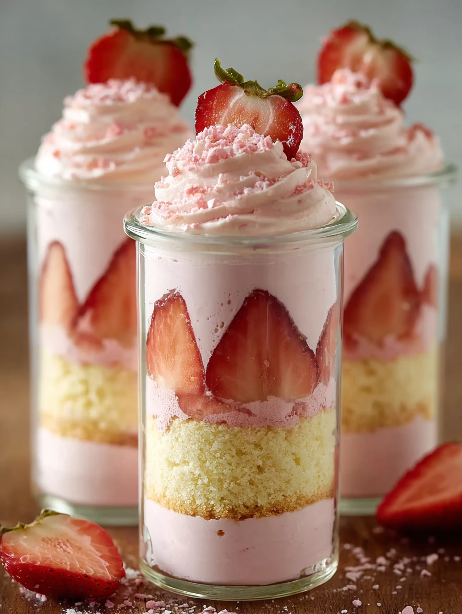 Strawberry Shortcake Dessert Cups Recipe Mini Strawberry Parfaits For Parties How To Make Strawberry Shortcake Cups Best S...
