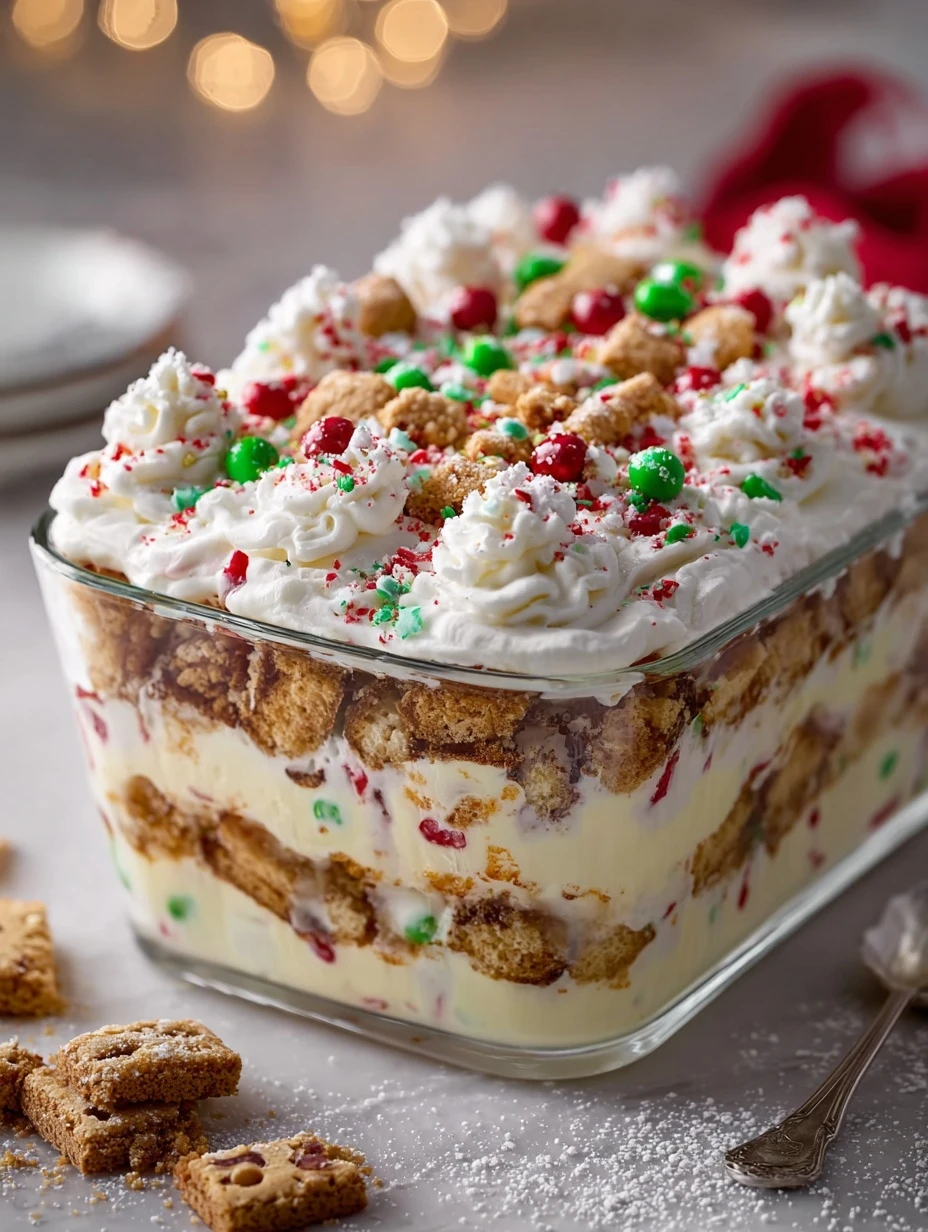 Ultimate Christmas Cookie Lasagna Recipe Christmas Cookie Lasagna Dessert Ideas How To Make Cookie Lasagna Layered Cookie ...