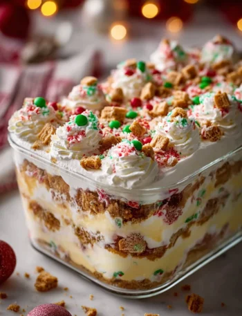Ultimate Christmas Cookie Lasagna Recipe Christmas Cookie Lasagna Dessert Ideas How To Make Cookie Lasagna Layered Cookie ...