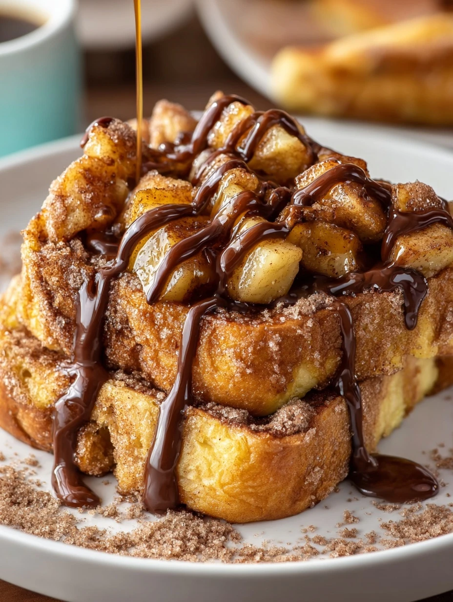Churro Stuffed French Toast