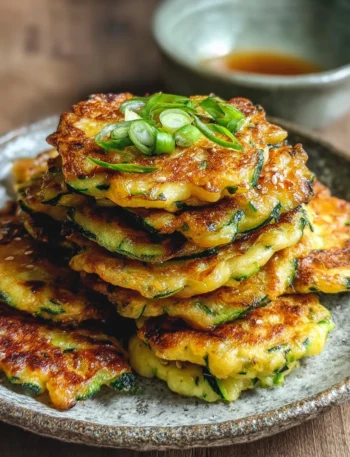 Crispy Korean Zucchini Fritters Flavorful Snacking
