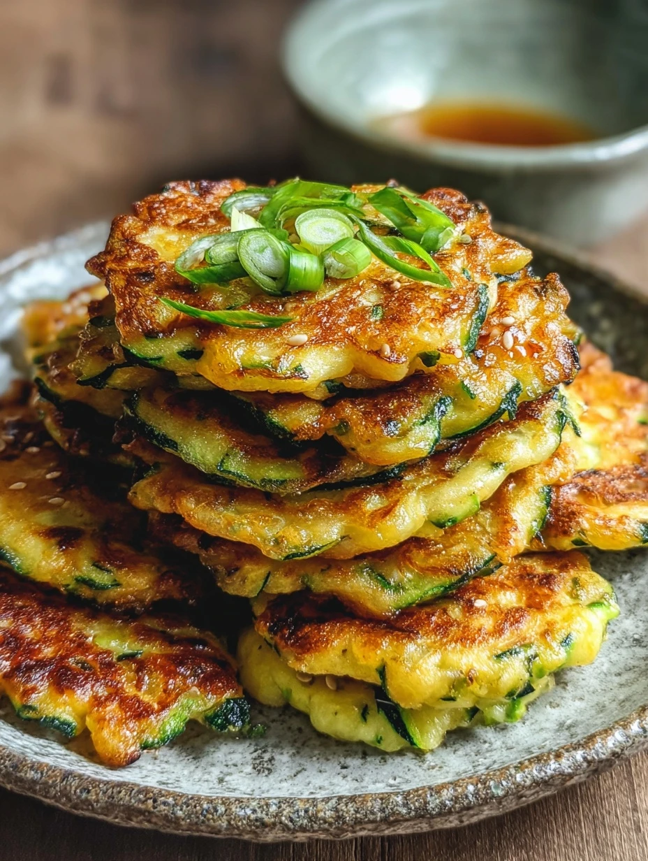 Crispy Korean Zucchini Fritters for Flavorful Snacking