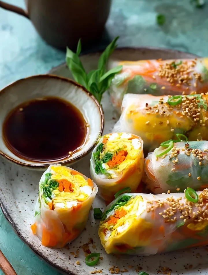 Crispy Rice Paper Egg Wraps Youll Crave Every