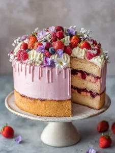 Decadent Peanut Butter & Jelly Cake That Delights Everyone